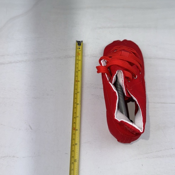 Unbranded Women’s Lace Up High Top Dance Shoe Red sz 8.5 - Picture 7 of 9